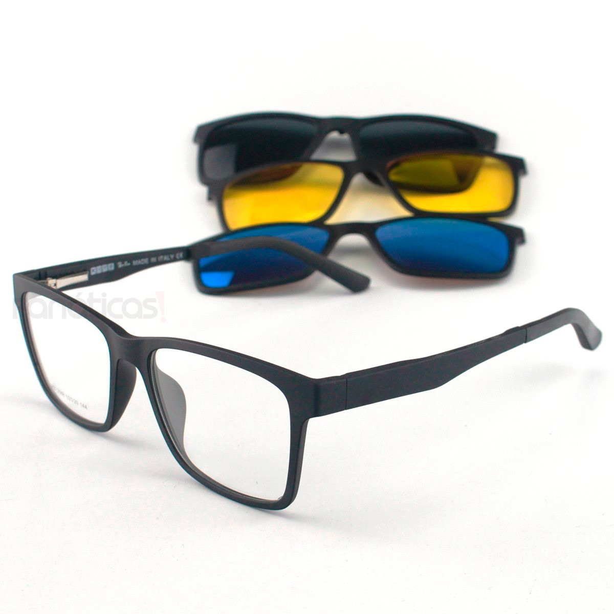 Armação de Óculos Clipon RB2088 3 Lentes - Preto