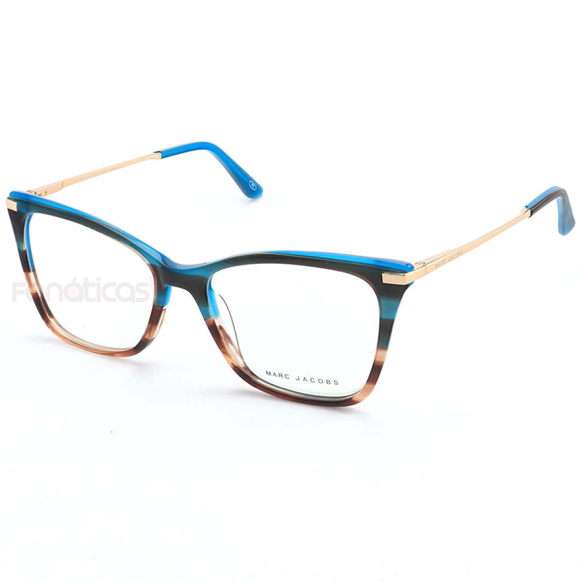 Armação de Oculos Quadrado MJ6372 Azul Degrade