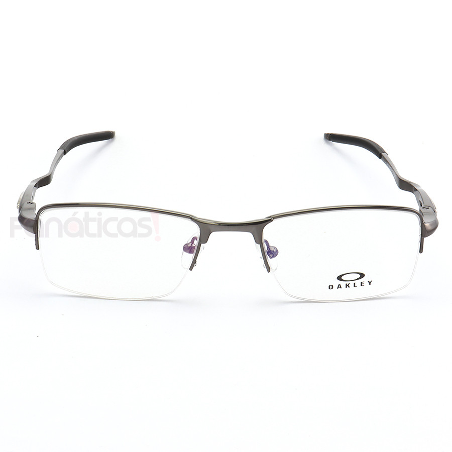 Armação De Óculos Oakley Meio Aro Evade OX3208 Preto E Azul