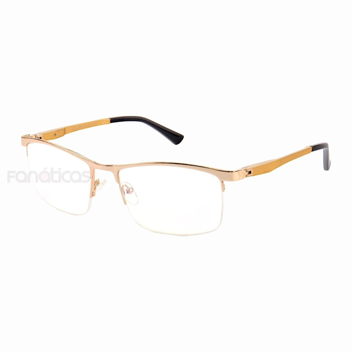 Armacao de Óculos Retangular FN9311 Dourado